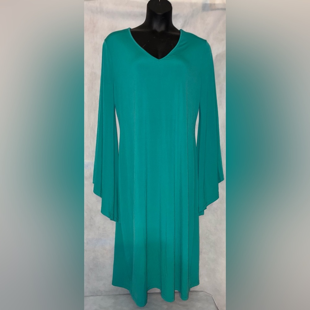 Ashro Teal Midi Dress